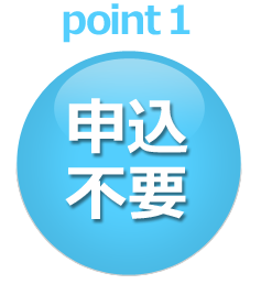 point、1申込不要